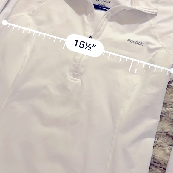 Reebok half-zip long sleeve activewear top - Picture 8 of 10